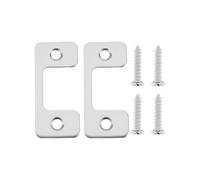Create idea Lot de 2 gâches réglables pour portes extérieures en acier inoxydable 201 avec vis 57 x 25,6 x 25 mm 5 x 25 mm