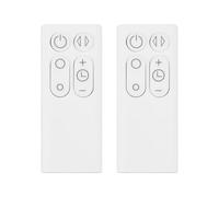 Create idea Lot de 2 télécommandes de rechange pour ventilateur de bureau compatibles avec Dyson AM06 AM07 AM08 Blanc (sans batterie)