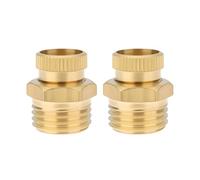 Create idea Lot de 2 Vannes de Vidange pour Compresseur d'air Filetage Mâle PT1/4" Filetage 12,5 Mm Laiton