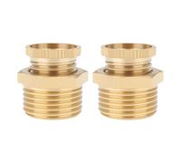 Create idea Lot de 2 Vannes de Vidange pour Compresseur d'air Filetage Mâle PT3/8" Filetage 12,5 Mm Laiton
