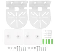 Create idea Lot de 3 supports d'angle en métal en forme de L avec kit d'installation pour caméras de vidéosurveillance, lampes murales LED compatibles avec TP-Link