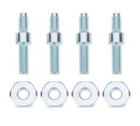 Create idea Lot de 4 Goujons Et écrous pour Guide-chaîne de Tronçonneuse 11386642400 00009550801 Compatible avec Stihl MS341 MS361