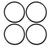 Create idea Lot de 4 joints toriques en caoutchouc nitrile 75 x 5 mm compatibles avec Adey Magnaclean Professional 2 Micro 2 Noir