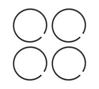 Create idea Lot de 4 segments de piston pour tondeuse à gazon 41370343000 - 34 x 1,5 mm - Convient pour diverses tondeuses à gazon compatibles avec STIHL