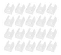 Create idea Lot de 50 clips de fixation pour bande LED 10 mm | Pour fixer la lampe néon, pour fixer la lampe néon 2835 220 V, COB, boucle en plastique