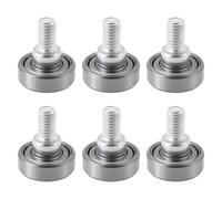 Create idea Lot de 6 roulettes de tiroir de 19 mm pour armoires, caisses enregistreuses, classeurs, coiffeuses, 6 x 10 x 6 mm