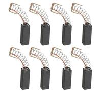 Create idea Lot de 8 balais de charbon pour moteur électrique, 20 x 7 x 6 mm, compatibles avec scie circulaire, collecteur de poussière et perceuse