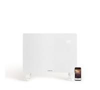 WARM CRYSTAL 2000W - Convecteur Électrique En Verre WiFi Avec Roulettes. Basse Consommation