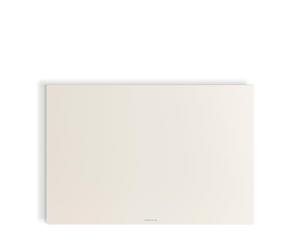 CREATE/WARM MINIMAL IR/Chauffage infrarouge mural avec WiFi blanc cassé/Pour des pièces allant jusqu'à 10m², contrôle via l'application, protection IP24, finition miroir, 520W