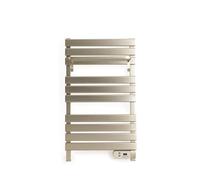 CREATE / Warm Towel 500W / Porte-Serviettes électrique en Acier Inoxydable avec étagère / 96,9x5x55 cm/pour Sol ou Mur, minuterie, écran LCD, Faible consommation