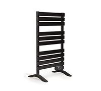 CREATE / Warm Towel 500W / Sèche-Serviettes électrique Noir avec Pieds / 103x5x55 cm/pour Sol ou Mur, minuterie, écran LCD, Faible consommation, temporisateur
