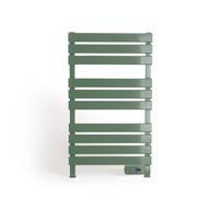 WARM TOWEL - Sèche-serviettes électrique au sol ou mural 500W - Sauge Vert G