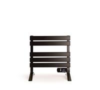 CREATE / Warm Towel Mini/Porte-Serviettes électrique sur Pied ou Mural Noir avec Pieds / 58,4x41x55,8cm / Faible consommation, sèche-Serviettes, Silencieux, Ultra-Fin, 150 W