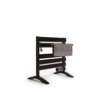 CREATE / Warm Towel Mini/Porte-Serviettes électrique sur Pied ou Mural Noir avec Pieds et étagère / 58,4x41x55,8cm / Faible consommation, sèche-Serviettes, Silencieux, Ultra-Fin, 150 W