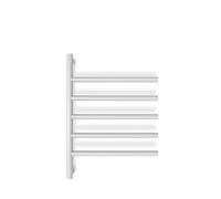 CREATE / Warm Towel Minimal/Porte-Serviettes électrique avec Barres pivotantes 180° Blanc / 62,2x51,6 cm/Silencieux, Basse consommation électrique, matériaux légers et résistants, 80W