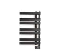 CREATE / Warm Towel Modern/Porte-Serviettes électrique Noir / 80x50 cm / 2 en 1, 6 Modes de Fonctionnement, écran LCD, minuterie jusqu'à 24h, 400W