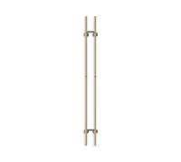 CREATE/Warm Towel Tube/Sèche-Serviettes électrique 2 Barres Or brossé/Design Vertical, 150x13 cm, 2 réglages de température, minuterie, Acier Inoxydable, 120W
