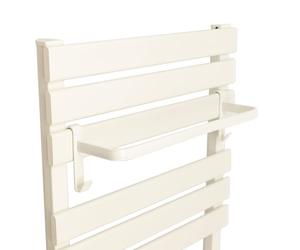 CREATE / WARMTOWEL Pro + Étagère/Radiateur Porte-Serviettes avec Chauffage et Wi-FI avec étagère 1 Barre avec Crochets Blanc / 101x13x55 cm / 1500 W, 2 puissances