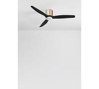 WIND CALM CUSTOM WOVEN - Ventilateur De Plafond Silencieux 40W Ø132 Cm En Bois 100 % Avec Lumière LED Télécommande