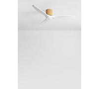 WIND CALM CUSTOM WOVEN - Ventilateur De Plafond Silencieux 40W Ø132 Cm En Bois 100 % Avec Lumière LED Télécommande