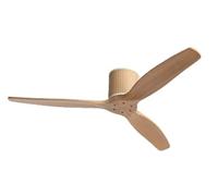 WIND CALM CUSTOM RATTAN - Ventilateur De Plafond 40W Silencieux Ø132 Cm Avec Éclairage LED Dans Le Corps Et La Lampe Télécommande