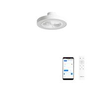 Ventilateur de plafond silencieux - CREATE - Pales rétractables - Fonction hiver/été - Contrôle via mobile (option WiFi)