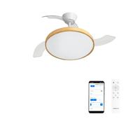 Ventilateur de plafond - Create - Avec lumière - Pales rétractables - LED 36W - WiFi