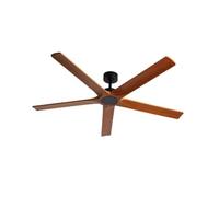 CREATE / WIND INDUSTRIAL WOOD XL/Ventilateur de plafond 100% bois avec télécommande / 40W, Silencieux, Ø165 cm, 6 vitesses, programmable, fonction été-hiver