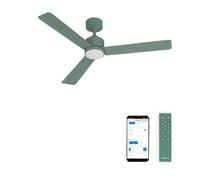 WIND MODERN M - Ventilateur de plafond silencieux 40W avec eclaraige LED Ø132cm avec eclaraige avec wifi