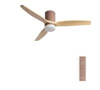 WIND CALM - Ventilateur De Plafond Silencieux 40W Avec Pales Techniques En ABS De Différentes Tailles Télécommande