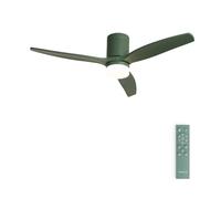 CREATE / WINDCALM M/Ventilateur de plafond ABS avec lumière vert sauge et télécommande / 40W, Silencieux, Ø132 cm, 6 vitesses, 3 températures de lumière, minuterie, fonction été-hiver