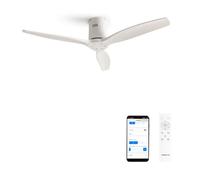 WIND CALM - Ventilateur De Plafond Silencieux 40W Avec Pales Techniques En ABS De Différentes Tailles Sans Lumière