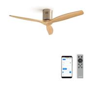 WIND CALM - Ventilateur De Plafond Silencieux 40W Avec Pales Techniques En ABS De Différentes Tailles Sans Lumière