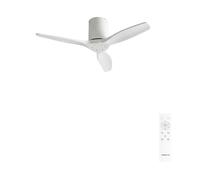 CREATE / WINDCALM S/Ventilateur de plafond ABS blanc avec télécommande / 40W, Silencieux, Ø112 cm, 6 vitesses, minuterie, fonction été-hiver