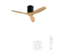WIND CALM - Ventilateur De Plafond Silencieux 40W Avec Pales Techniques En ABS De Différentes Tailles Sans Lumière