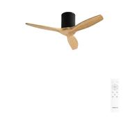 WIND CALM - Ventilateur De Plafond Silencieux 40W Avec Pales Techniques En ABS De Différentes Tailles Sans Lumière