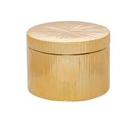Créateur d'intérieur - Boîte Déco en Céramique "Automne" 12cm Or