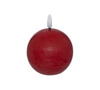 Atmosphera Créateur d'intérieur - Bougie Boule à LED "Molia" 12cm Rouge Rouge G