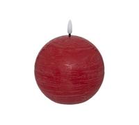 Atmosphera - Bougie boule led molia d.8cm rouge