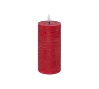 Créateur d'intérieur - Bougie Déco à LED "Molia" 18cm Rouge