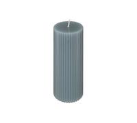 Bougie Déco Demi 14cm Bleu Orage
