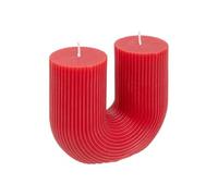 Atmosphera - Bougie en u demi 400g rouge