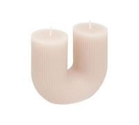 Créateur d'intérieur - Bougie Design "Demi" 400g Taupe
