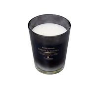 Atmosphera - Bougie parfumée Alma Ébène et Tonka - Verre fumé 855 g, 100 h