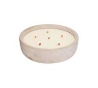 Atmosphera Créateur d'intérieur - Bougie Parfumée en Céramique "Sao" 1100g Citronnelle Gris