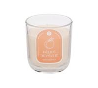 Créateur d'intérieur - Bougie Parfumée en Verre "Floa" 210g Pêche