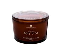 Créateur d'intérieur - Bougie Parfumée en Verre "Glowy" 440g Bois d'Or