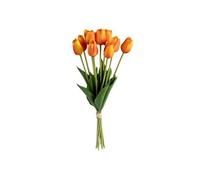 Atmosphera - Bouquet 10 Tulipes artificielles James Orange h48cm