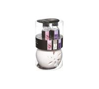 Créateur d'intérieur - Brûle-Parfum & 3 Flacons d'Huiles "Pura" 10ml Floral