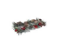 Créateur d'intérieur - Centre de Table Photophore "Soir de Noël" 39cm Vert